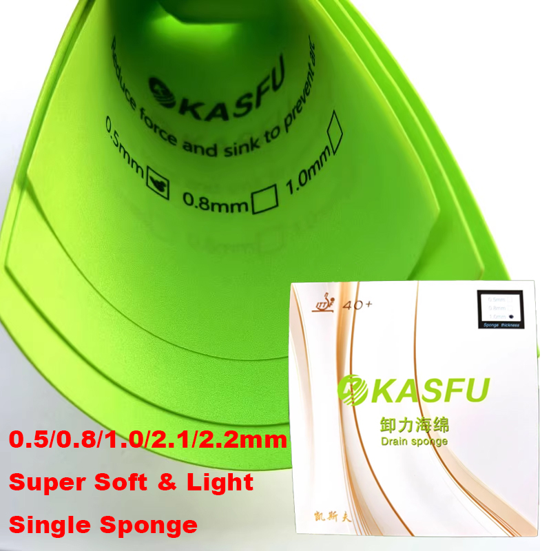 Table Tennis Double - 0.5/0.8/1.0/2.1/2.2mm Table Tennis Racket Sponge Super