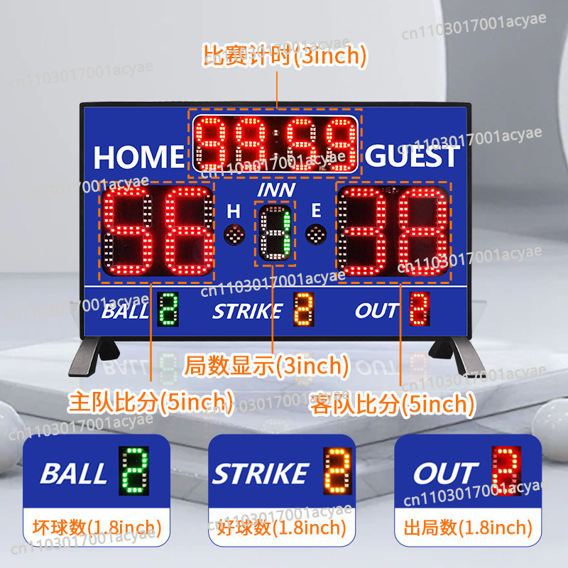 Table Tennis Score - Sports game scoreboard, timing, scoring, suitable