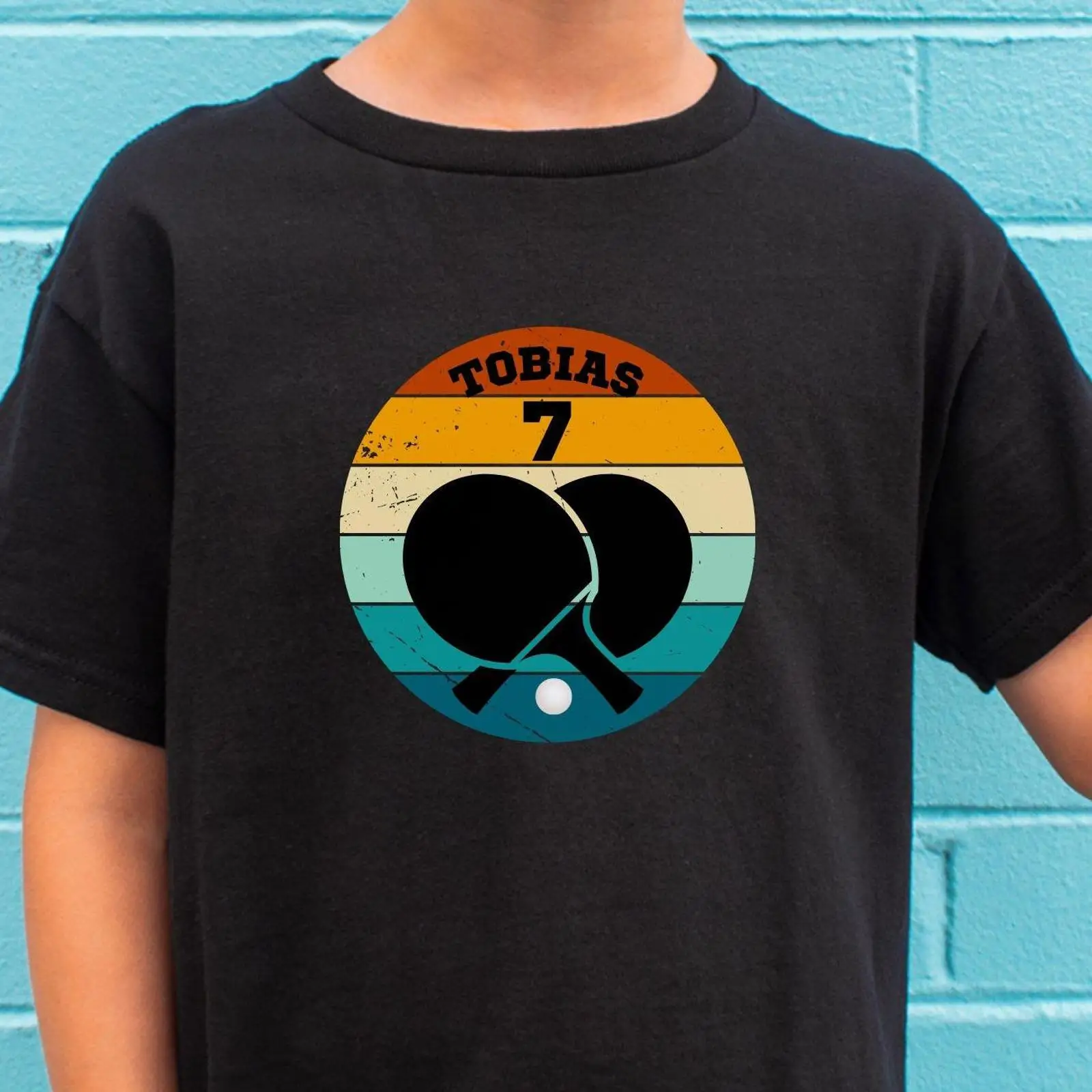 Table Tennis Name - Table tennis birthday shirt for boys