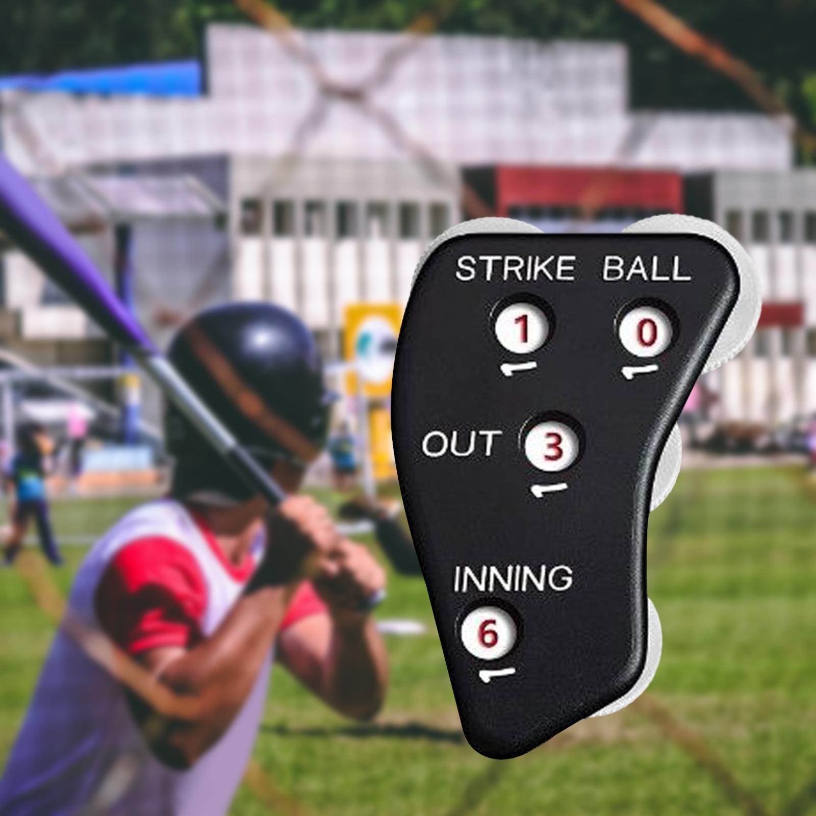 Umpire Score Counter - Softball Umpire Indicator Black PP 4