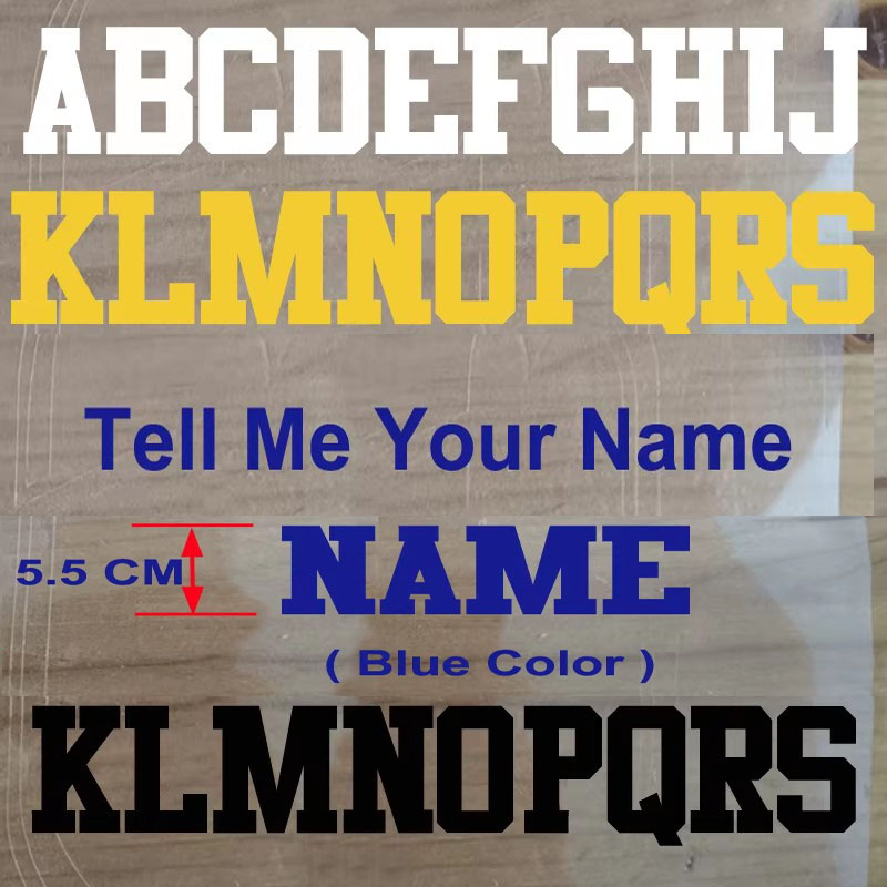 5.5CM Letter Stickers Custom B - Table Tennis Name recension och pris