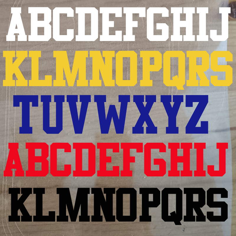 5.5CM Letter Stickers Custom B - Table Tennis Name recension och pris