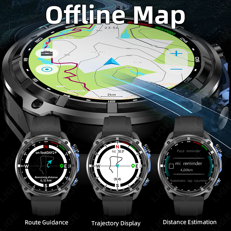 LIGE Built-in GPS Smart Watch  - Table Tennis World recension och pris
