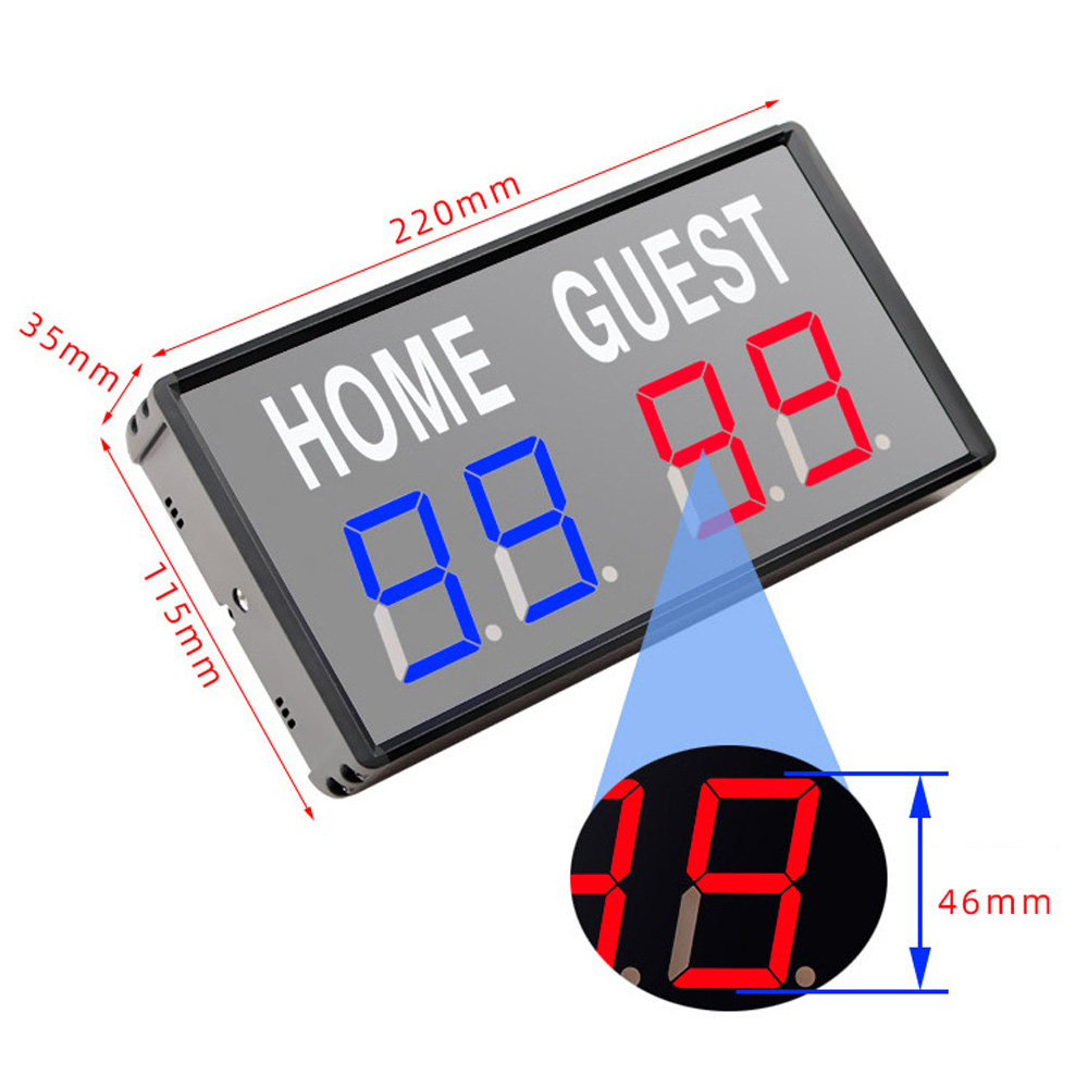 4-Digit LED Electronic Score K - Table Tennis Score recension och pris