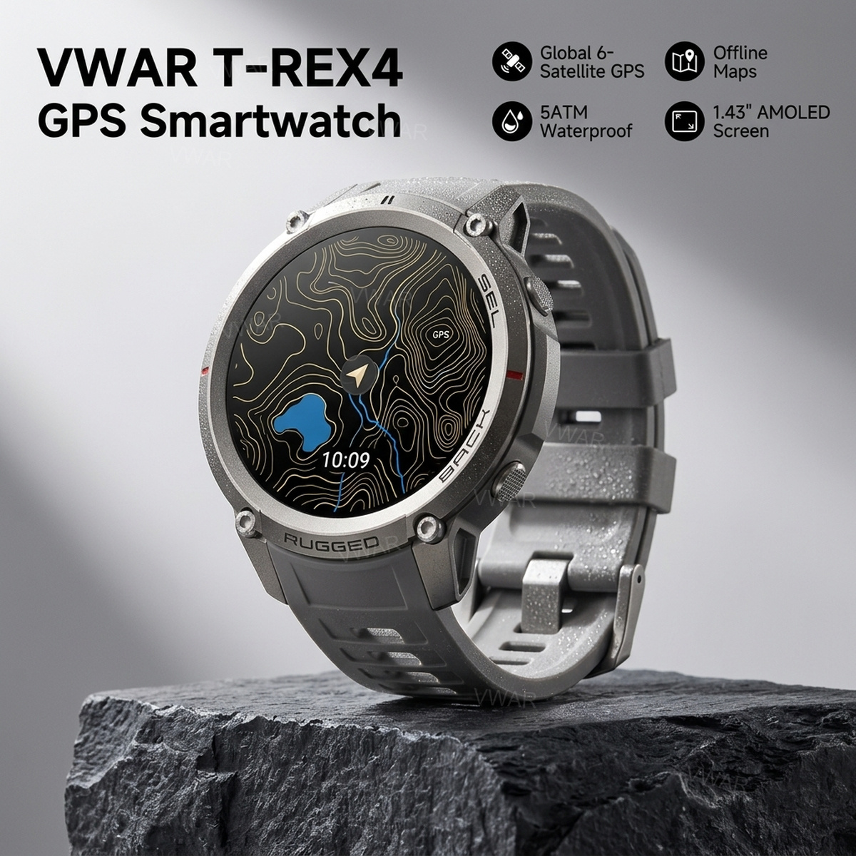 T-REX 4 Offline Map Smart Watc - Table Tennis World recension och pris