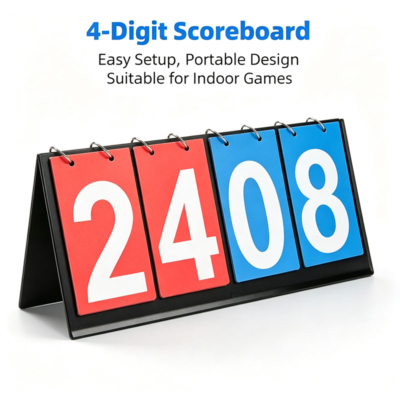 4‑Digit Flip Scoreboard Portab - Table Tennis Score recension och pris