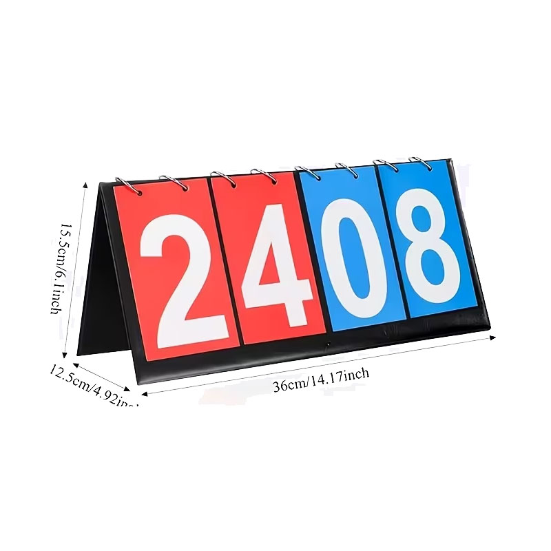4‑Digit Flip Scoreboard Portab - Table Tennis Score recension och pris