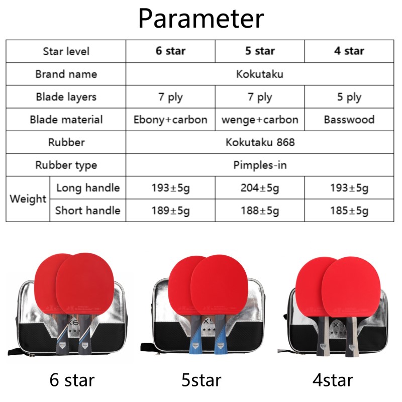KOKUTAKU ITTF professional 4/5 - Table Tennis Bat Butterfly recension och pris