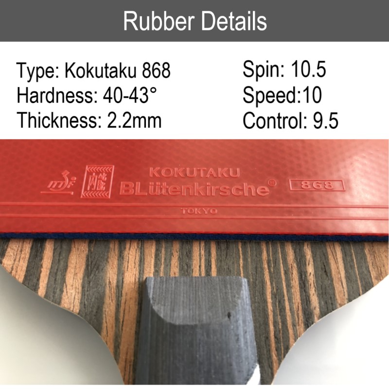 KOKUTAKU ITTF professional 4/5 - Table Tennis Bat Butterfly recension och pris